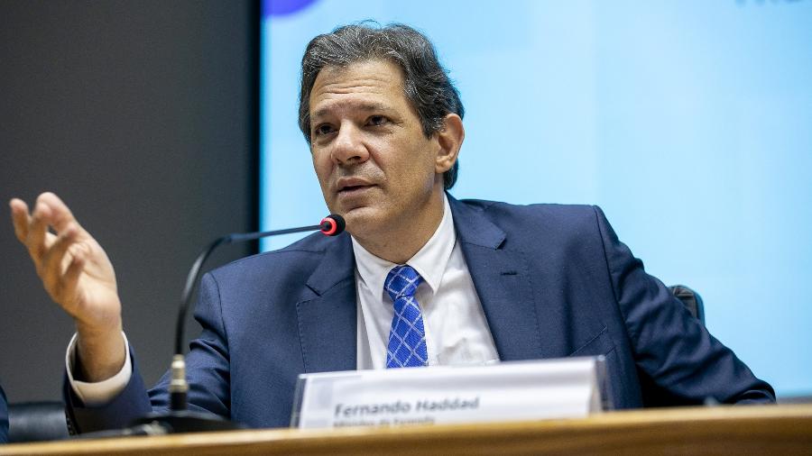 Ministro da Fazenda, Fernando Haddad, concede entrevista à imprensa sobre medidas econômicas - 12.jan.2023 - Washington Costa/MF