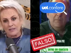 Post manipula vídeo de Ana Maria Braga e pastor para vender falso remédio