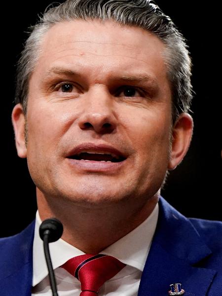 Pete Hegseth, ministro da Defesa no governo Trump Pete Hegseth, ministro da Defesa no governo Trump