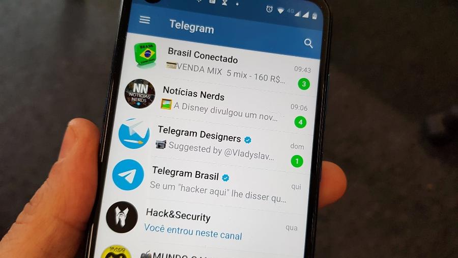 O aplicativo de mensagens Telegram - Márcio Padrão/UOL