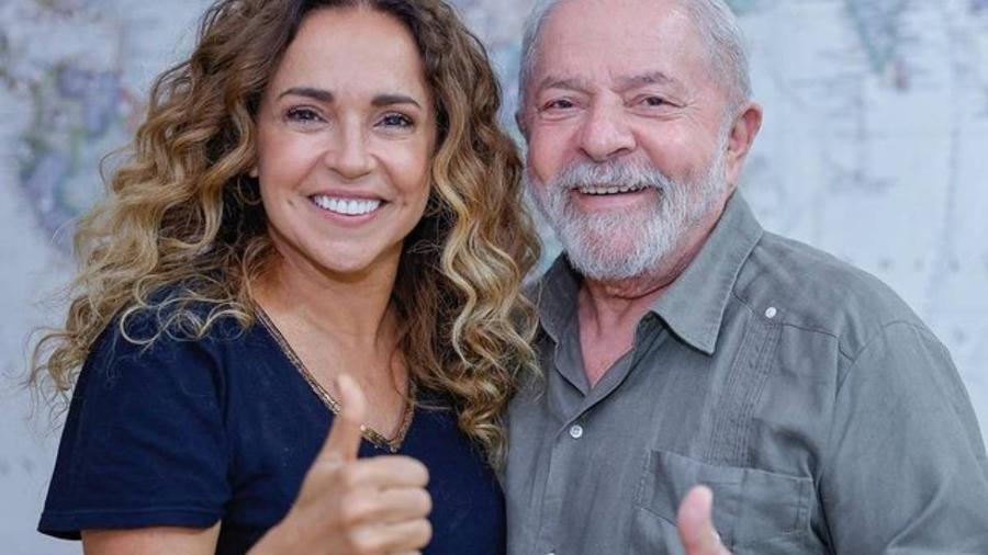 Daniela Mercury e Lula - Divulgação