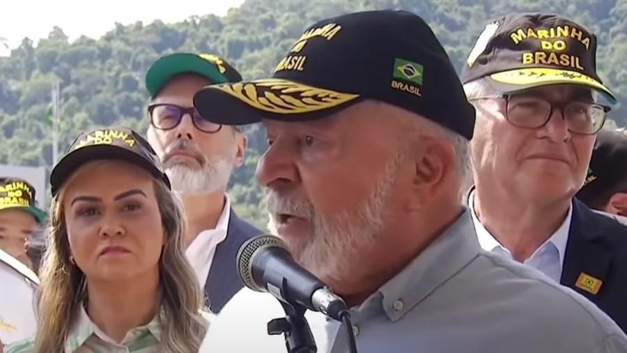Lula em evento da Marinha no Rio de Janeiro - Reprodução/Agência Brasil