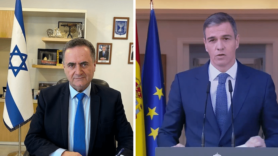 Ministro de Israel publica uma série de críticas à Espanha no X 