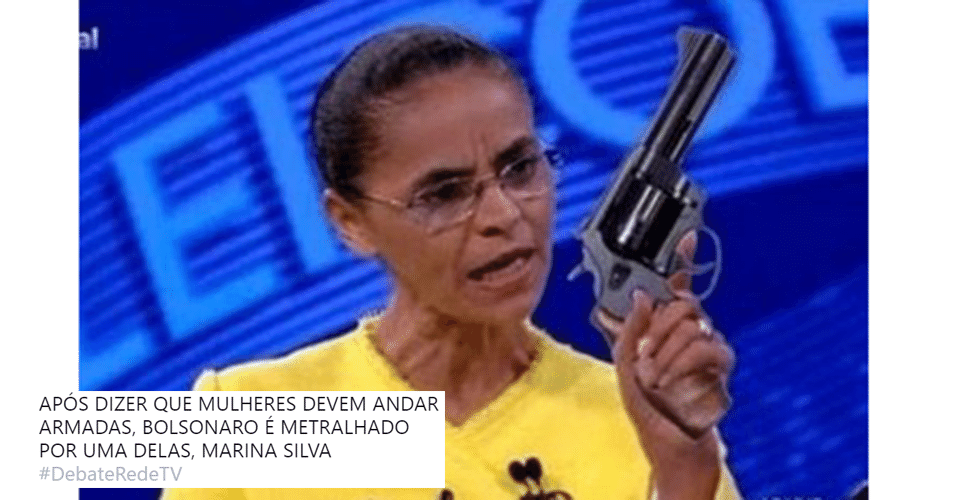 Meme Marina Silva debate RedeTV!