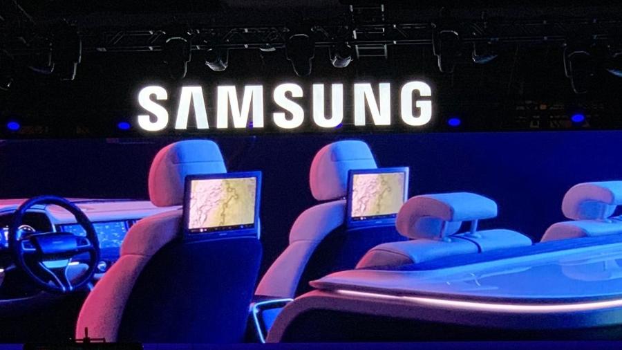 Samsung apresentou novo sistema inteligente para carros durante a CES 2019 - Bruna Souza Cruz/UOL