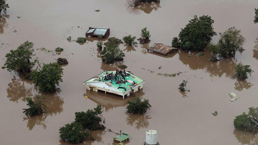 O ciclone Idai já deixou mais de 200 mortos em Moçambique - Rick Emenaket/Mission Aviation Fellowship/AFP