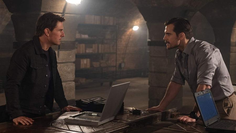 Tom Cruise e Henry Cavill em cena de "Missão: Impossível - Efeito Fallout" - Divulgação/Paramount Pictures