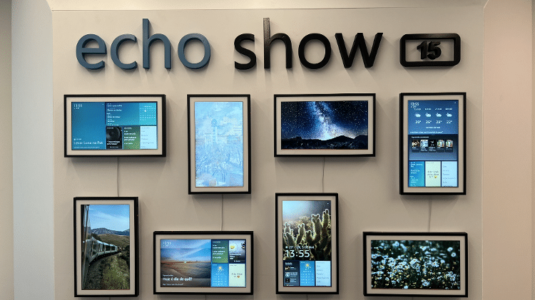 Diversas possibilidades de uso do Echo Show 15