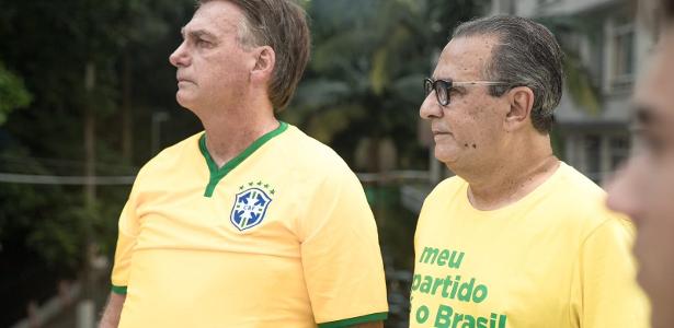 Jair Bolsonaro e o pastor Silas Malafaia em ato realizado na avenida Paulista, em São Paulo