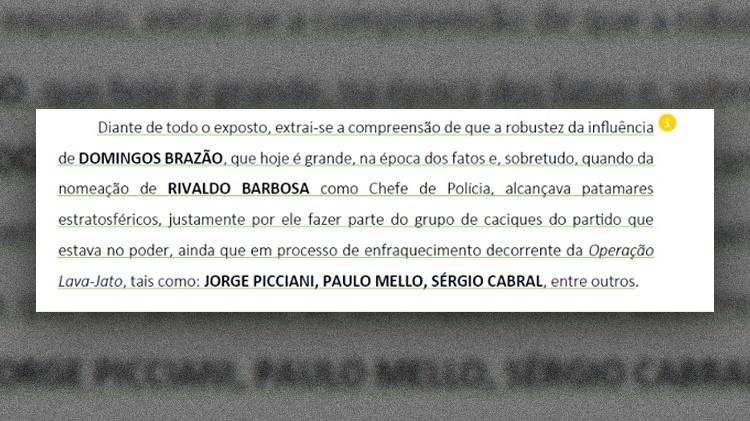 Documento da Polícia Federal cita Domingos Brazão e Rivaldo Barbosa, que foram presos por suspeita de envolvimento na morte de Marielle e Anderson