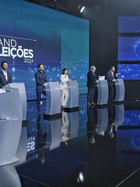 Candidatos à Prefeitura de São Paulo participaram de debate da Band