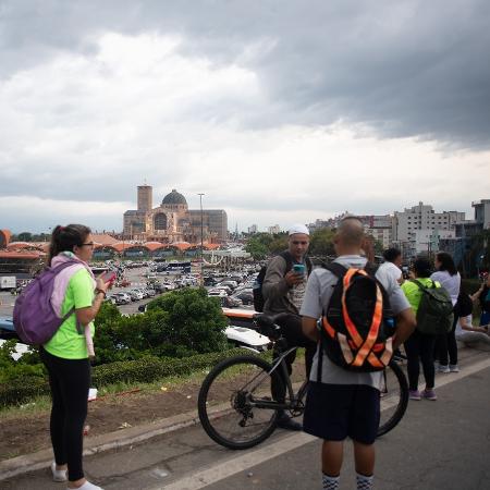 Rodovia Presidente Dutra em área que acesso a Aparecida para as celebrações do Dia de Nossa Senhora Aparecida