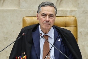 Barroso defende regular redes: 'Impedir pornografia infantil não é censura' (Foto: Ton Molina/STF)