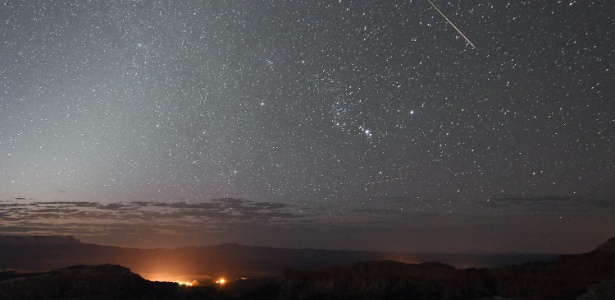 A chuva de meteoros Perseida é maior no hemisfério Norte, mas também pode ser vista no Brasil - Ethan Miller/Getty Images/AFP