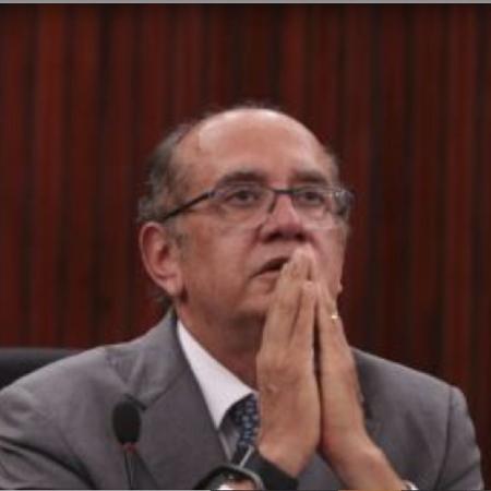 O ministro do STF, Gilmar Mendes, de mãos postas - Marcello Casal Jr./Agência Brasil