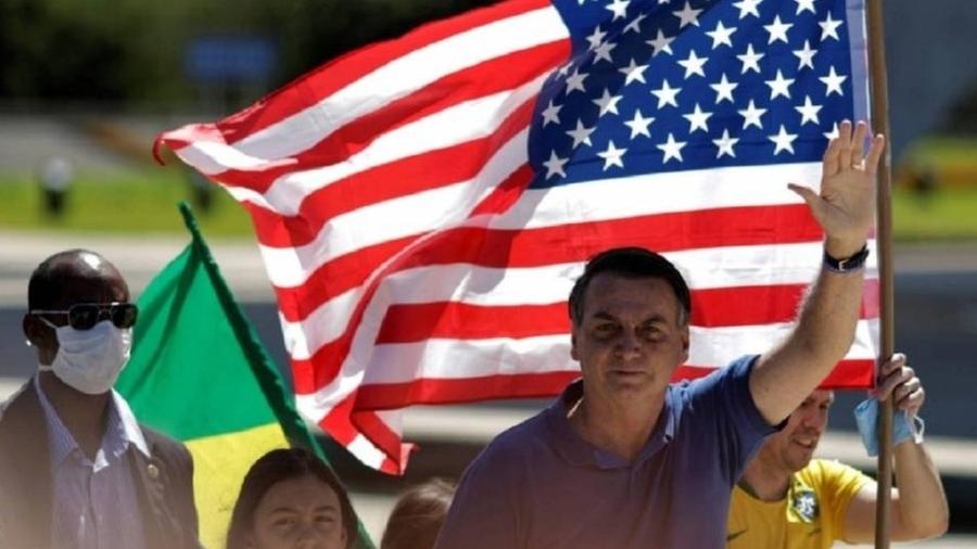 A chegada ao poder de Jair Bolsonaro, em janeiro de 2019, marcou um ponto de inflexão fundamental na política externa do Brasil: pela primeira vez desde a redemocratização, o país escolhia ter como aliado prioritário e preferencial os Estados Unidos - Ueslei Marcelino/Reuters
