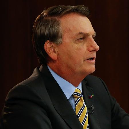 2.jun.2021 - O presidente Jair Bolsonaro (sem partido), durante pronunciamento em rede nacional de rádio e TV - Anderson Riedel/PR