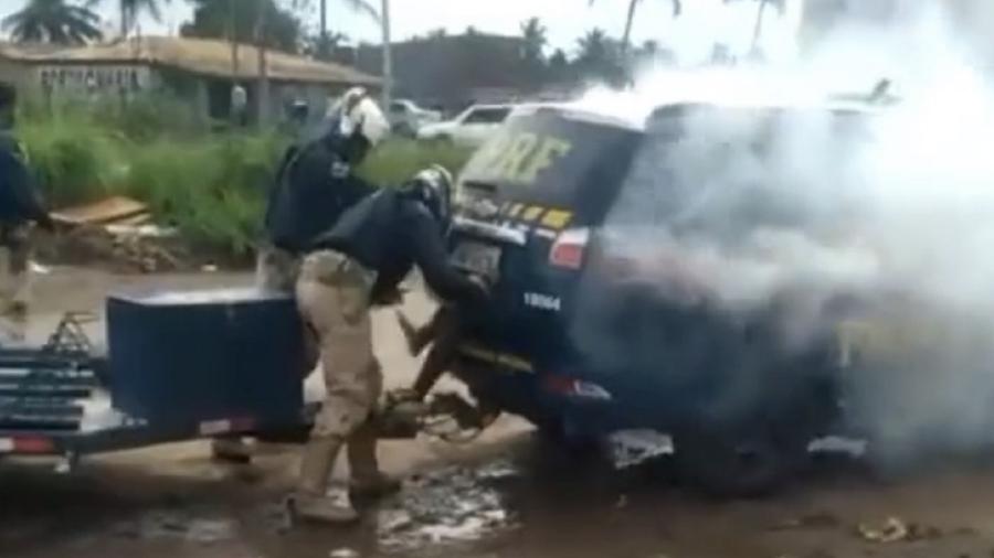 Ação policial que levou à morte de homem em Sergipe foi filmada e divulgada online - Reprodução