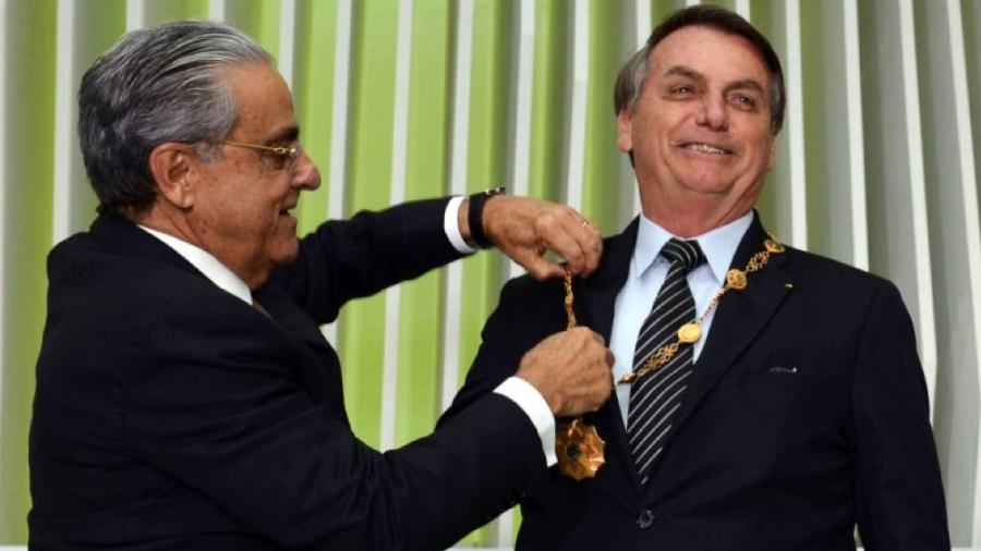 Presidente da CNI, Robson Braga de Andrade, e presidente da República, Jair Bolsonaro - CNI