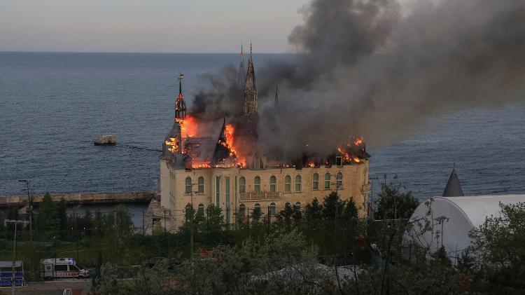 Castelo do Harry Potter é destruído em ataque russo na Ucrânia