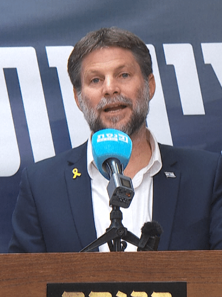 Bezalel Smodrich, ministro de finanças de Israel - Knesset Channel/AFP