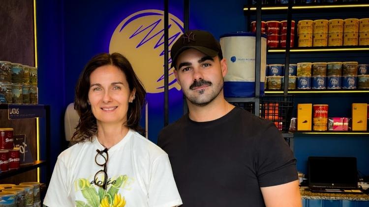 Rosana Fernandes e seu filho, Lucas, são sócios da Dolce Ricordo Pães de Mel