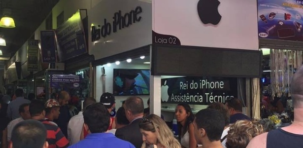Quiosque Rei do iPhone lota após cliente falar bem da empresa no Facebook - Marcos Tenório Alexandre/Facebook