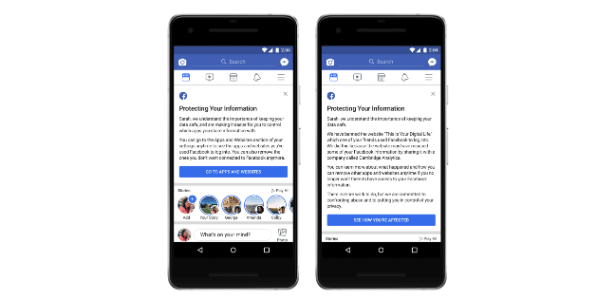 Facebook vai começar a avisar usuários afetados pela Cambridge Analytica - Reprodução
