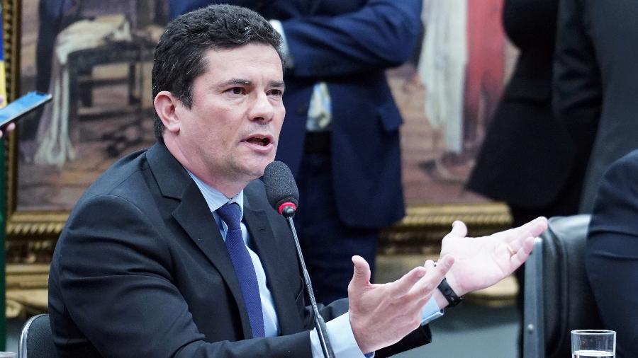 2.jul.2019 - Ministro da Justiça, Sergio Moro, fala a deputados sobre mensagens vazadas na Câmara dos Deputados - Pablo Valadares/Câmara dos Deputados