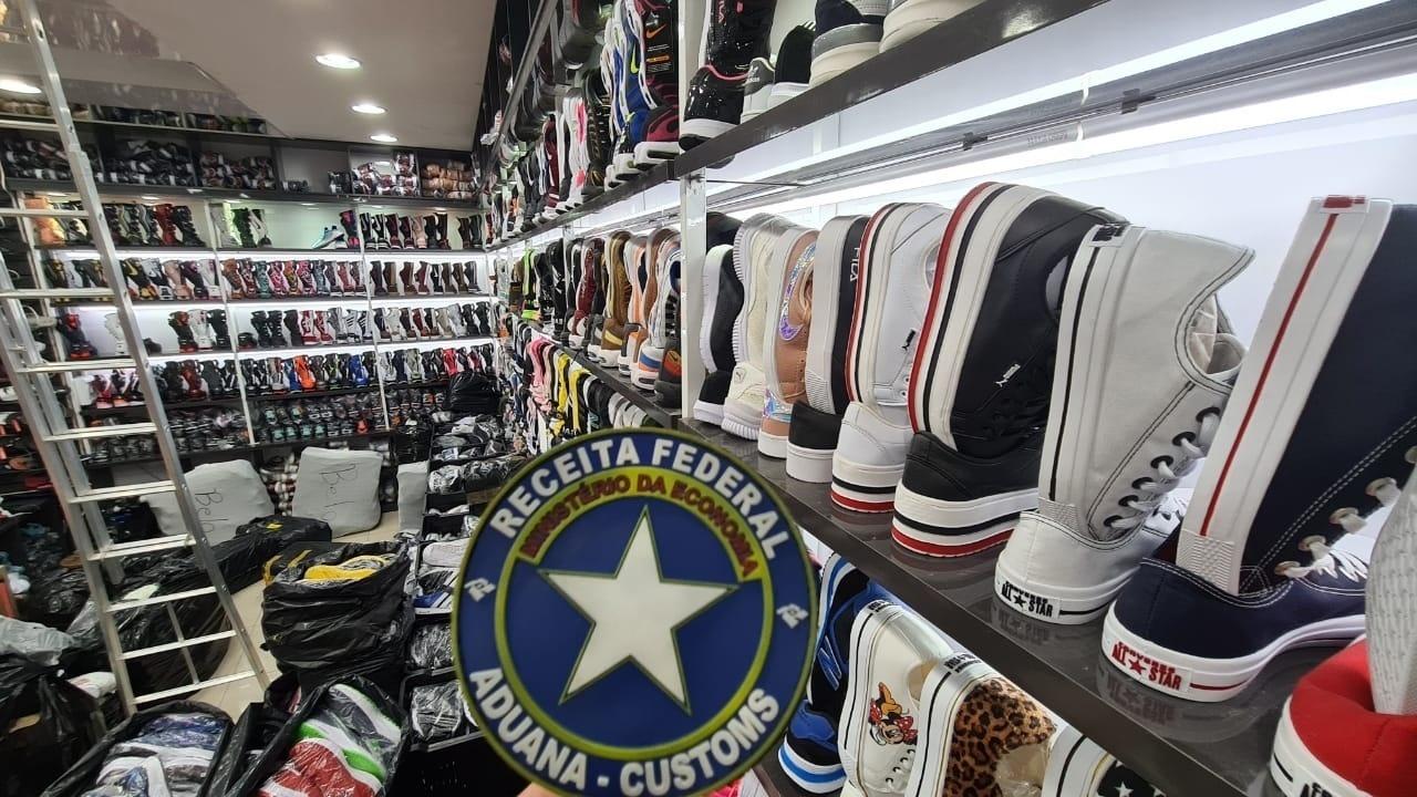 Sapatos Falsificados São Apreendidos Pela Receita Federal Em Operação