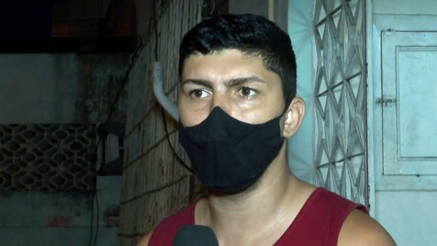 Motoboy em entrevista à TV após conseguir um contramandado de prisão - Reprodução/TV Globo