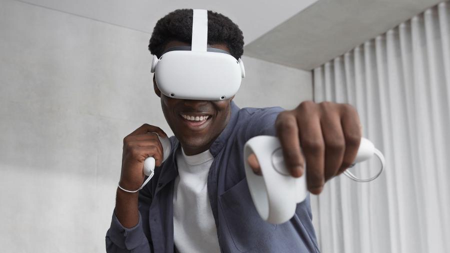 Óculos de realidade virtual podem ser utilizados para jogos, assistir a vídeos e para explorar o metaverso - Divulgação