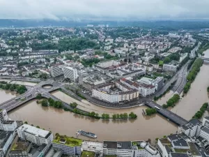 Fortes chuvas na Europa causam inundações e evacuações na França e Alemanha