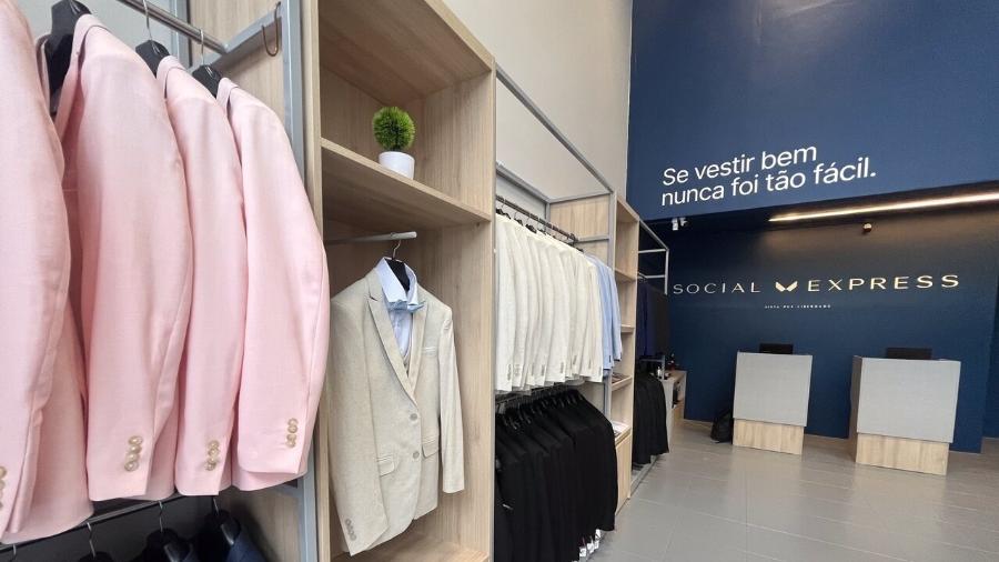 A Social Express tem cinco lojas de aluguel de trajes sociais masculinos - Divulgação