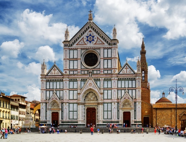Basílica de Santa Croce, em Florença, Itália - Getty Images/iStockphoto