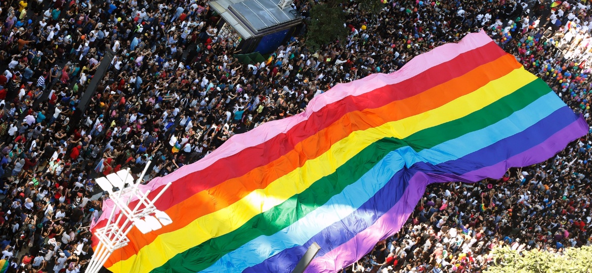 Parada do Orgulho LGBT de 2017 - LEONARDO BENASSATTO/FRAMEPHOTO/ESTADÃO CONTEÚDO