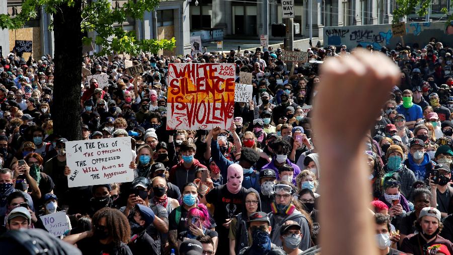 Zona sem policiamento foi criada após ocupação dos manifestantes há três semanas, em Seattle - LINDSEY WASSON/REUTERS