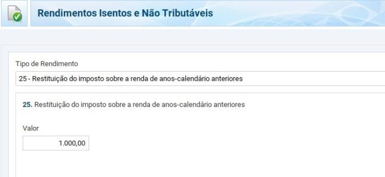 IR restituicao - Reprodução - Reprodução