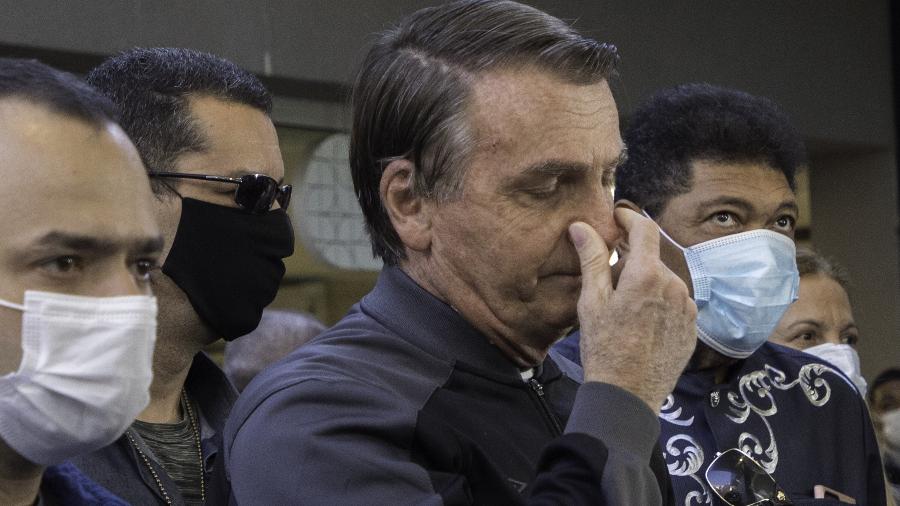 Bolsonaro tem cartão de vacinação sob sigilo e diz não ter se imunizado contra a covid - Bruno Rocha/Agência Enquadrar/Folhapress