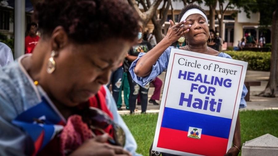 Crise política se instaurou no Haiti após assassinato do presidente Jovenel Moise - GIORGIO VIERA / AFP