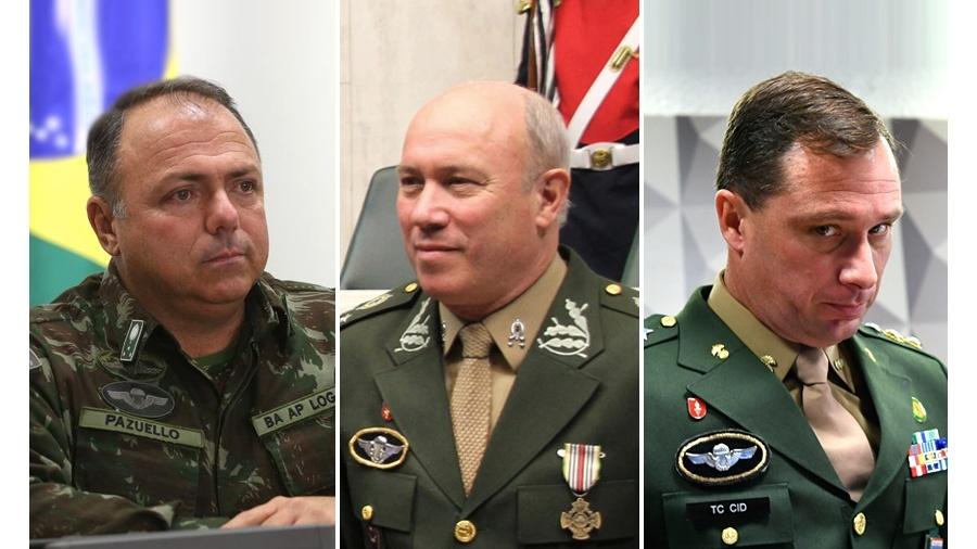 Eduardo Pazuello, Mauro Lourena e Mauro Cid: militares investigados e próximos a Bolsonaro