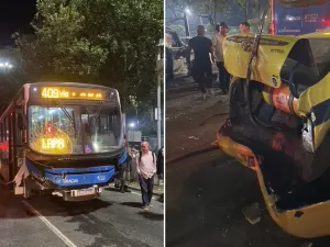 Acidente entre ônibus e 9 carros deixa ao menos 3 feridos no Rio