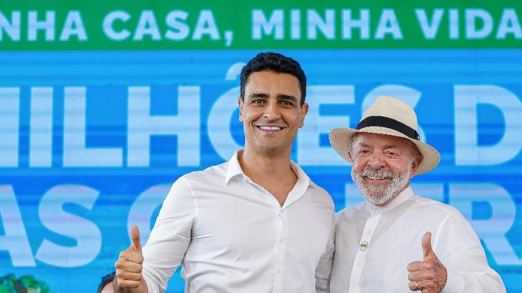 João Henrique Campos, o JHC (PSDB), ao lado do presidente Lula João Henrique Campos, o JHC (PSDB), ao lado do presidente Lula