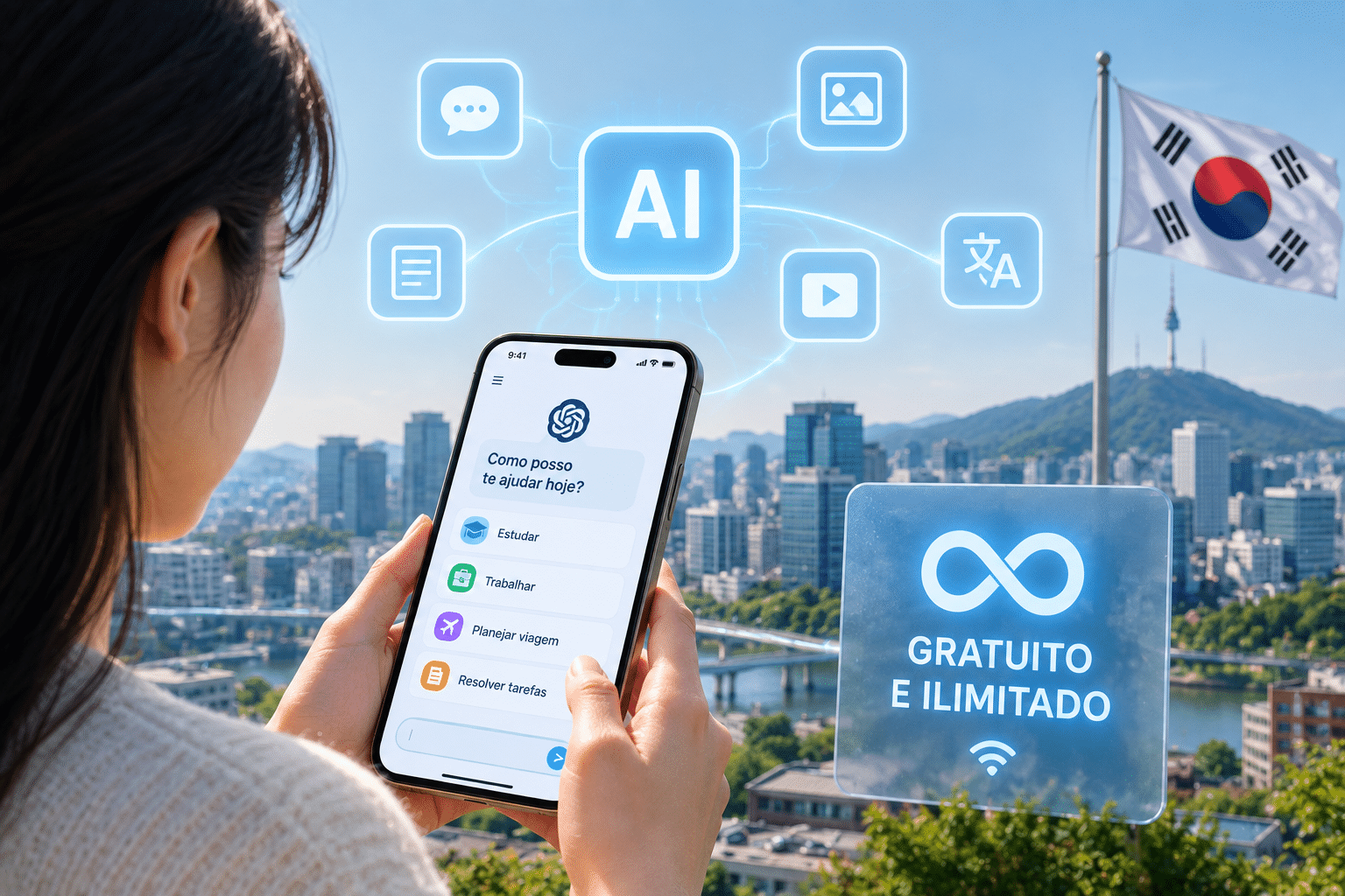 Coreia do Sul vai oferecer IA de forma gratuita para toda a população - undefined