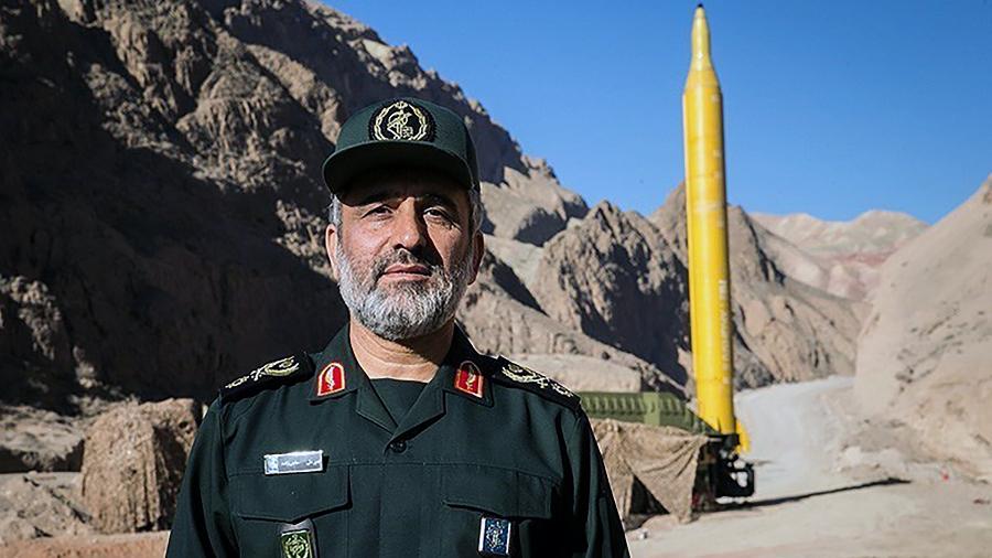 General Amir Ali Hajizadeh, chefe do programa de mísseis do Irã - Mahmood Hossein/Tasnim News Agency/Wikimedia Commons via The New York Times