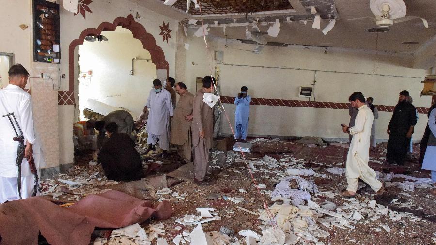 Ataque a mesquita em Kuchlak (Paquistão) deixou quatro vítimas - Banaras Khan/AFP
