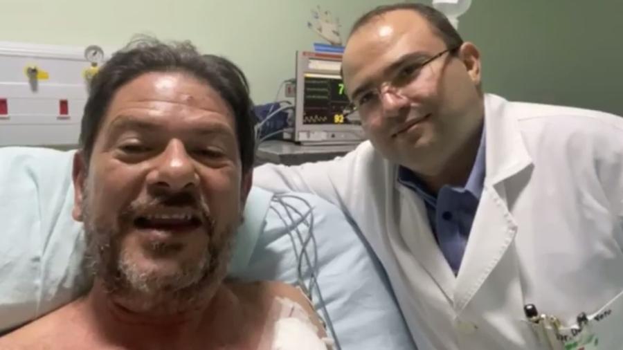 Cid Gomes grava vídeo para agradecer equipe médica do Hospital do Coração de Sobral - Reprodução/Instagram