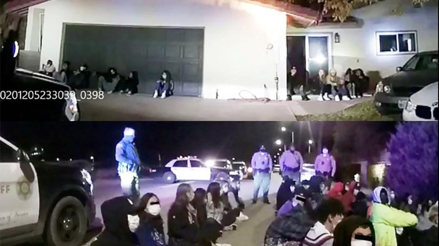 Mais de 150 pessoas foram presas em uma festa no sul da Califórnia - Departamento de Polícia da Califórnia