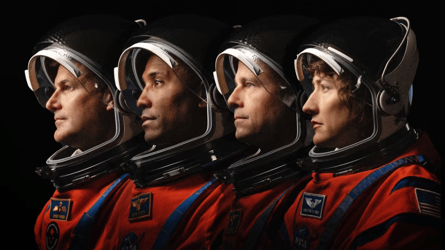 Os astronautas da Artemis 2, missão da Nasa que orbitará a Lua em 2024 - Nasa