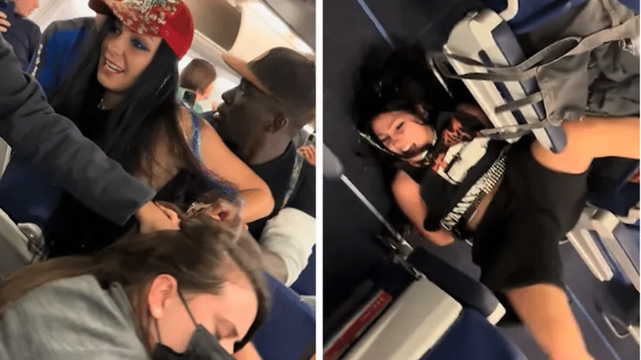 Brasileira foi agredida por passageira durante voo nos Estados Unidos